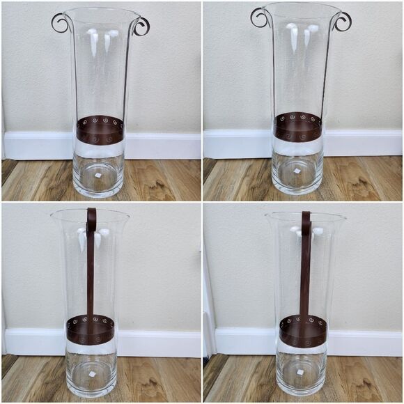 🩵PartyLite Sunesta Large 15" Glass Hurricane - Picture 3 of 14